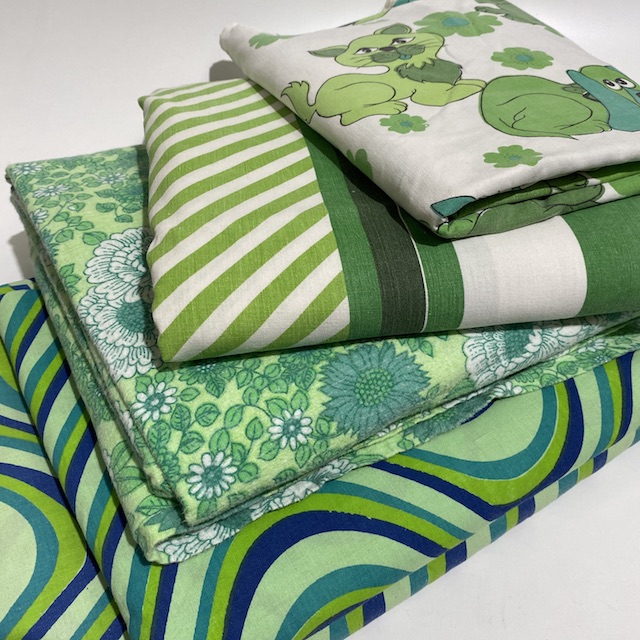 SHEET, Retro Green Assorted